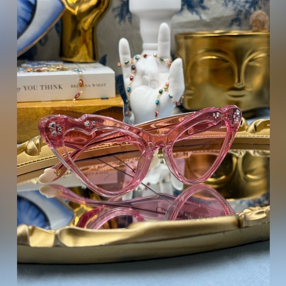 ? CAMILLA ? NWOT Flutterby Sunglasses, Pink Transparent Acetate & Pink Lens main image 11